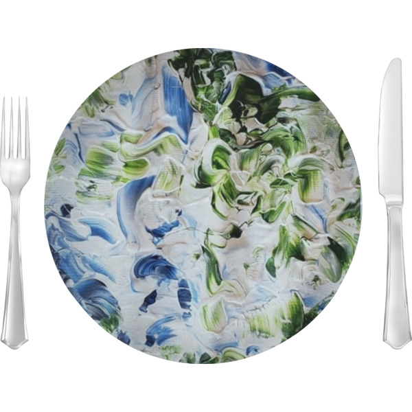Custom Design Your Own 10" Glass Lunch / Dinner Plate