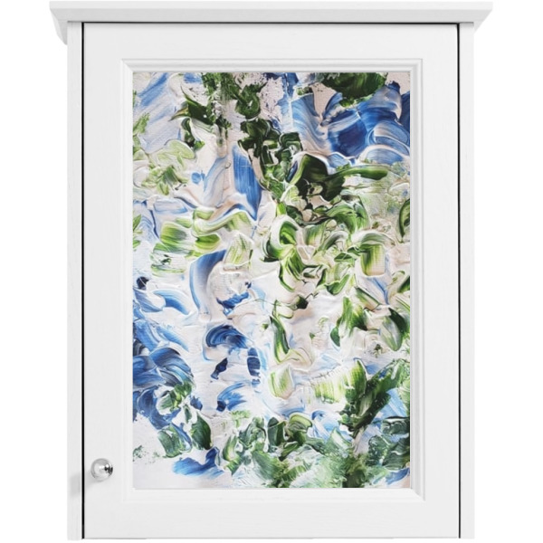 Custom Design - Single White Cabinet Decal