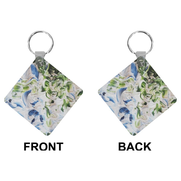 Custom Design - Diamond Keychain (Front + Back)