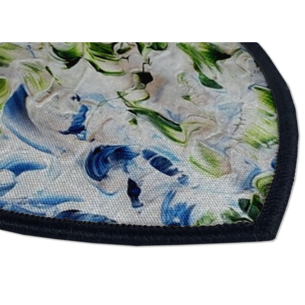 Custom Design - Iron On Patch - Shield - Style B - Closeup