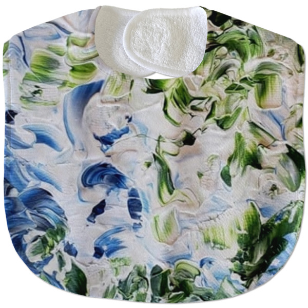 Custom Design - New Baby Bib - Closed and Folded