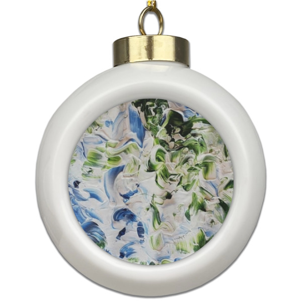 Custom Design Your Own Ceramic Ball Ornament