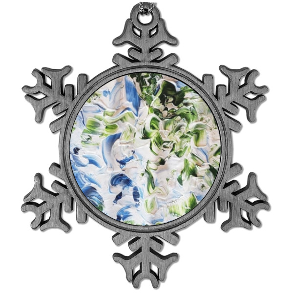 Custom Design Your Own Vintage Snowflake Ornament