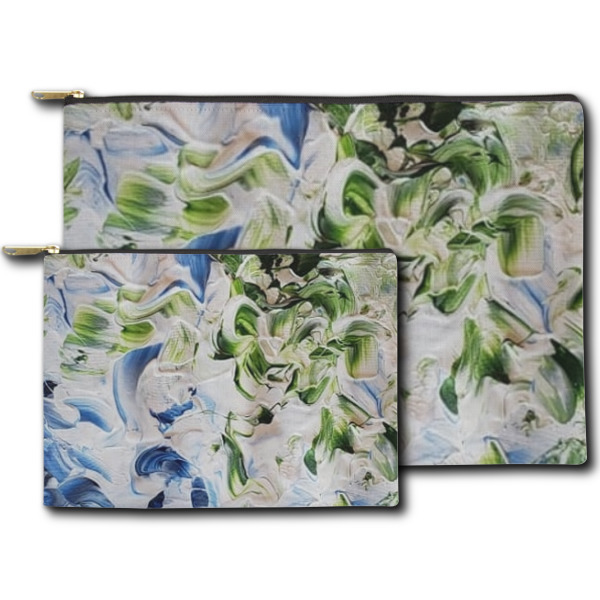 Custom Design - Zippered Pouches - Size Comparison