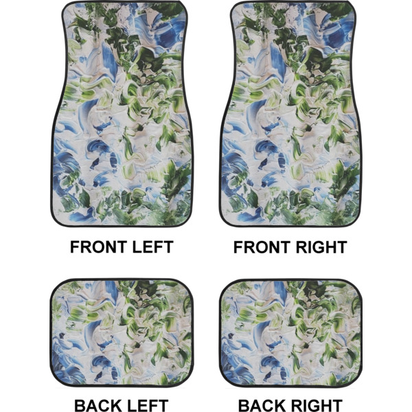 Custom Design - Car Floor Mats Set (2F + 2B)