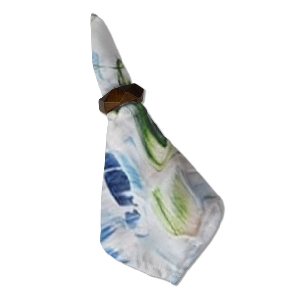 Custom Design - Cloth Napkins - Personalized Dinner (Folded in Ring) (MAIN)