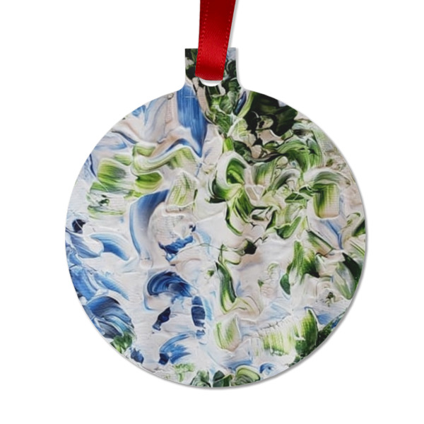 Custom Design - Metal Ball Ornament - Front