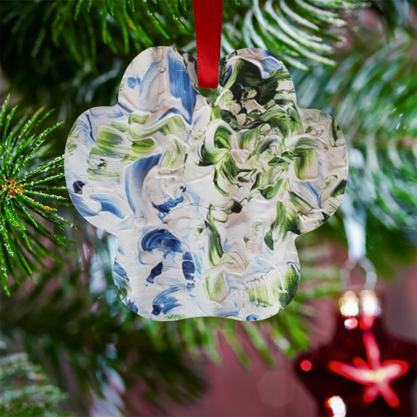 Custom Design - Metal Paw Ornament - Lifestyle