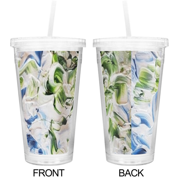 Custom Design - Double Wall Tumbler with Straw - Approval