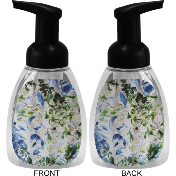 Custom Design - Foam Soap Bottle - Black - Front & Back