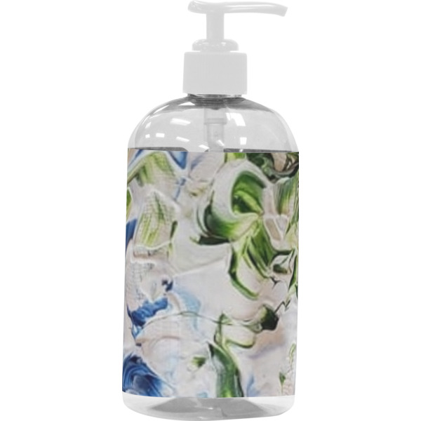 Custom Design Your Own Plastic Soap / Lotion Dispenser - 16 oz - Large - White