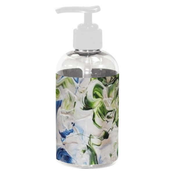 Custom Design Your Own Plastic Soap / Lotion Dispenser - 8 oz - Small - White