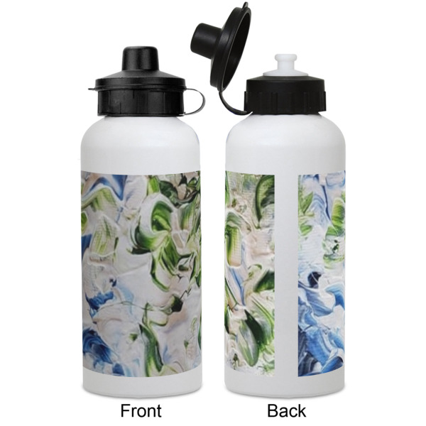 Custom Design - Aluminum Water Bottle - White APPROVAL