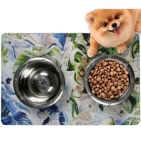 Custom Design Your Own Dog Food Mat - Small