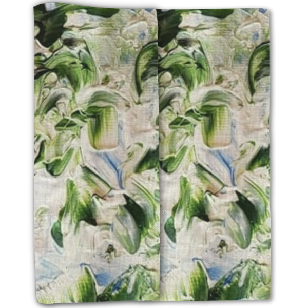 Custom Design - Linen Placemat - Double Sided - Folded Half