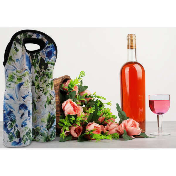 Custom Design - Double Wine Tote - In Context