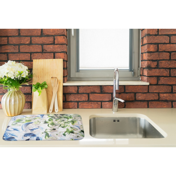 Custom Design - Dish Drying Mat - LIFESTYLE 2