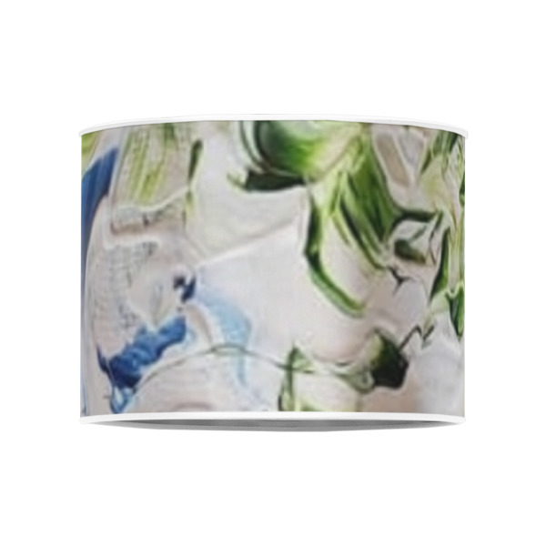 Custom Design - 8" Drum Lampshade - FRONT (Poly Film)