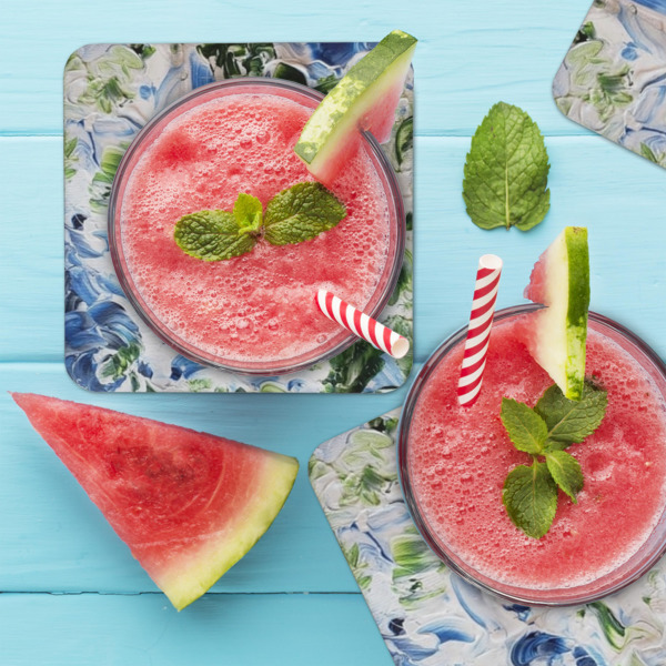 Custom Design - Coaster Set - LIFESTYLE