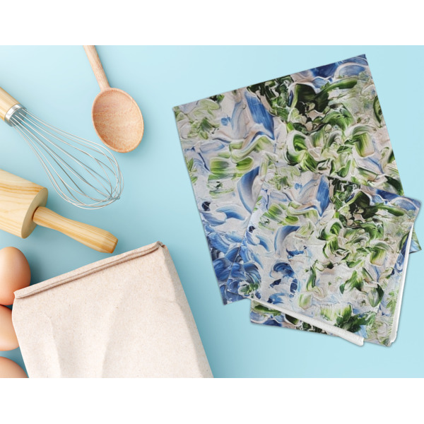 Custom Design - Microfiber Dish Rag - LIFESTYLE