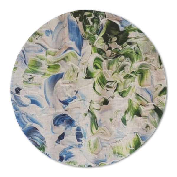 Custom Design - Round Linen Placemats - FRONT (Double Sided)