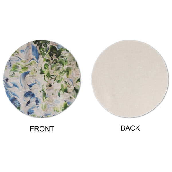 Custom Design - Round Linen Placemats - APPROVAL (single sided)