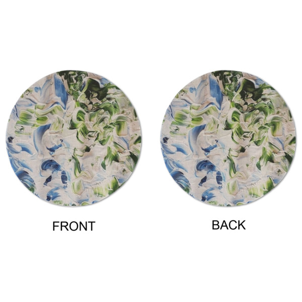 Custom Design - Round Linen Placemats - APPROVAL (double sided)