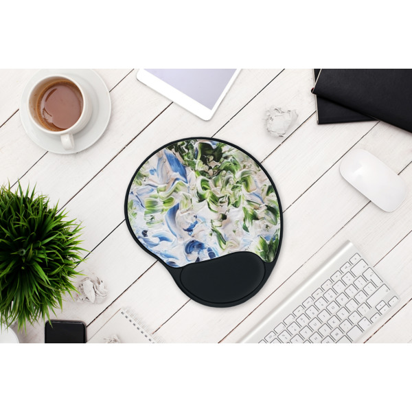 Custom Design - Mouse Pad with Wrist Rest - LIFESYTLE 1