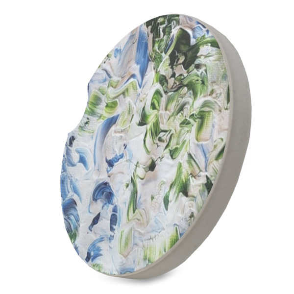 Custom Design - Sandstone Car Coaster - Standing Angle