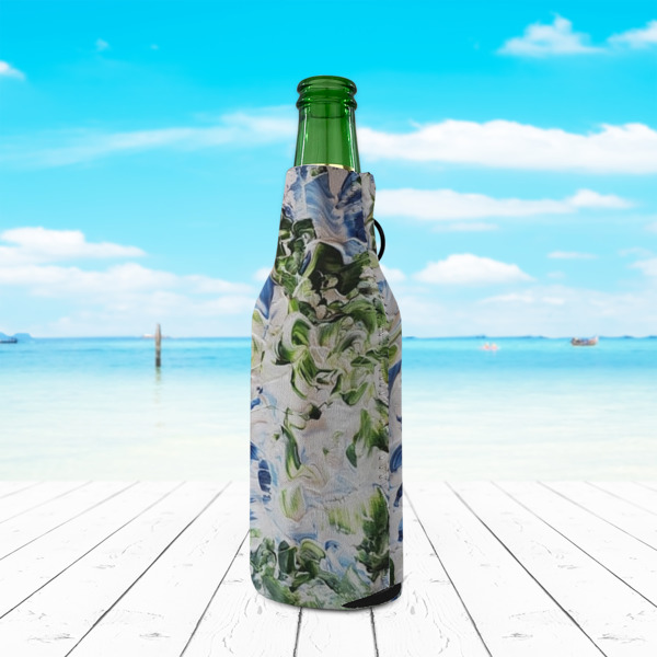 Custom Design - Zipper Bottle Cooler - LIFESTYLE
