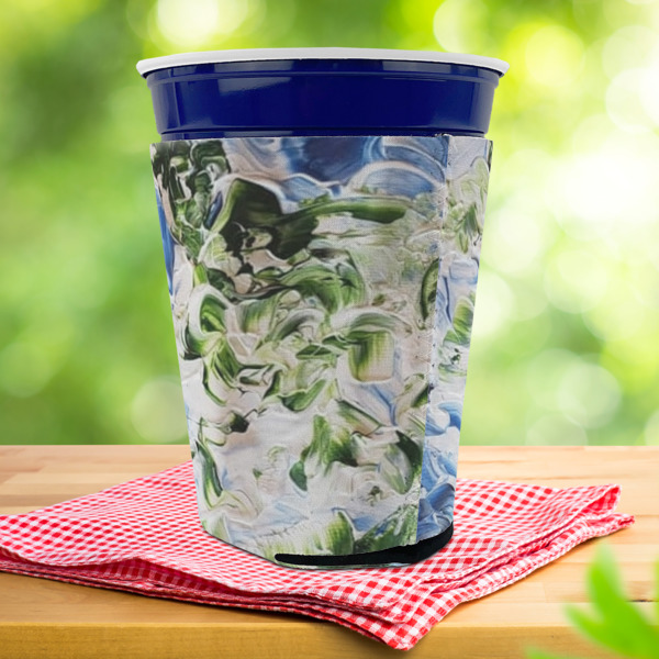 Custom Design - Party Cup Sleeves - with bottom - Lifestyle