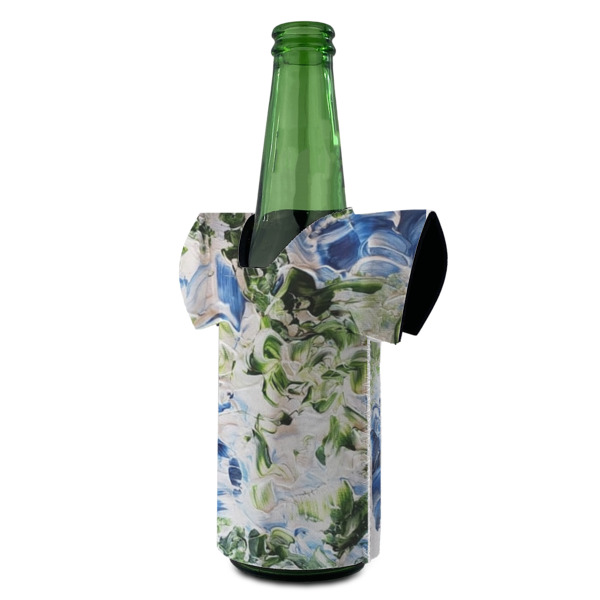 Custom Design - Jersey Bottle Cooler - ANGLE (on bottle)
