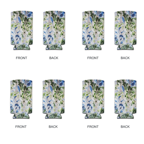 Custom Design - Can Cooler - Tall 12oz - Set of 4 - Front & Back