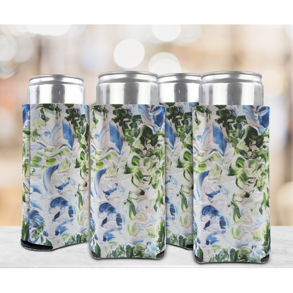 Custom Design - Can Cooler - Tall 12oz - Set of 4 - In Context