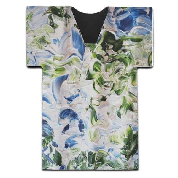 Custom Design - Jersey Bottle Cooler - Set of 4 - FRONT (flat)