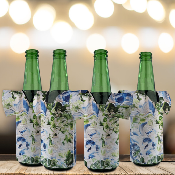 Custom Design - Jersey Bottle Cooler - Set of 4 - LIFESTYLE