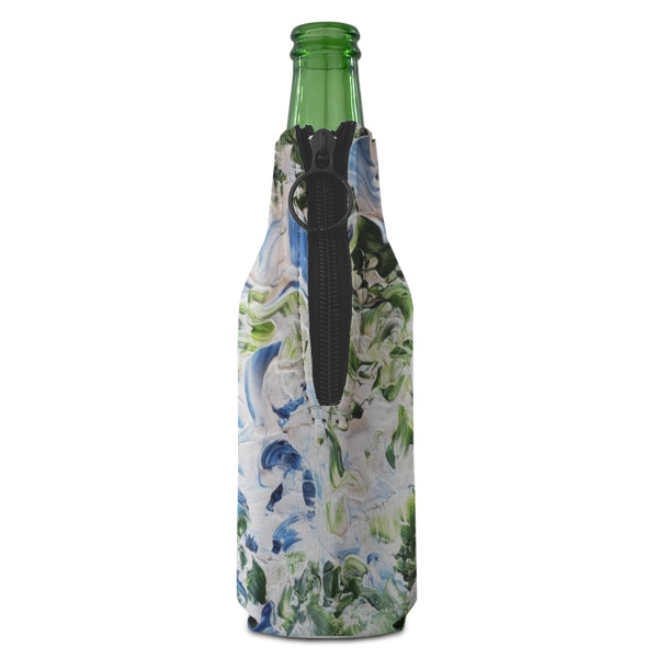 Custom Design - Zipper Bottle Cooler - BACK (bottle)
