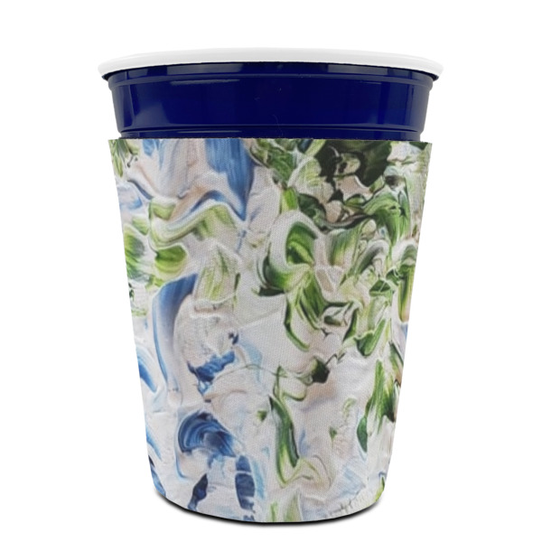 Custom Design - Party Cup Sleeves - without bottom - Front (On Cup)