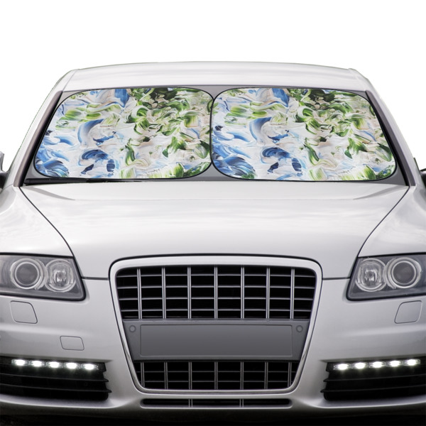 Custom Design - Car Sun Shades - IN CONTEXT