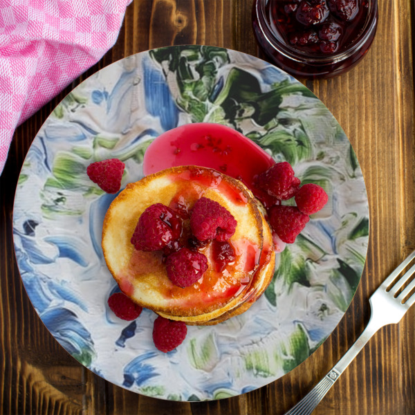 Custom Design - Melamine Plate 8 inches - LIFESTYLE