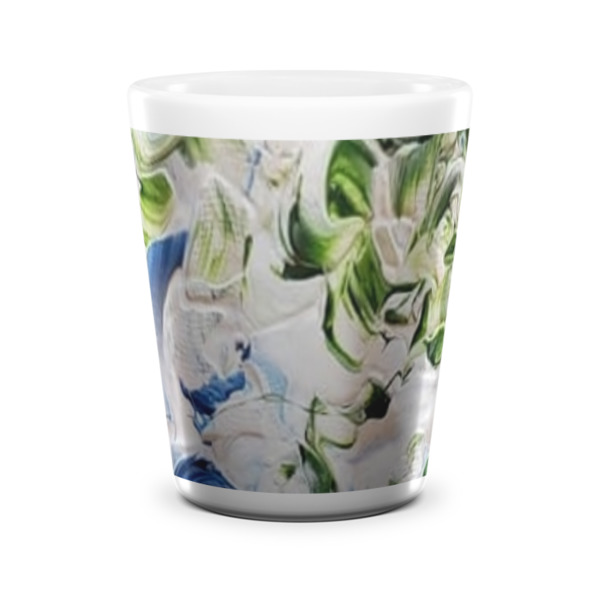 Custom Design - Ceramic Shot Glass - White - Front