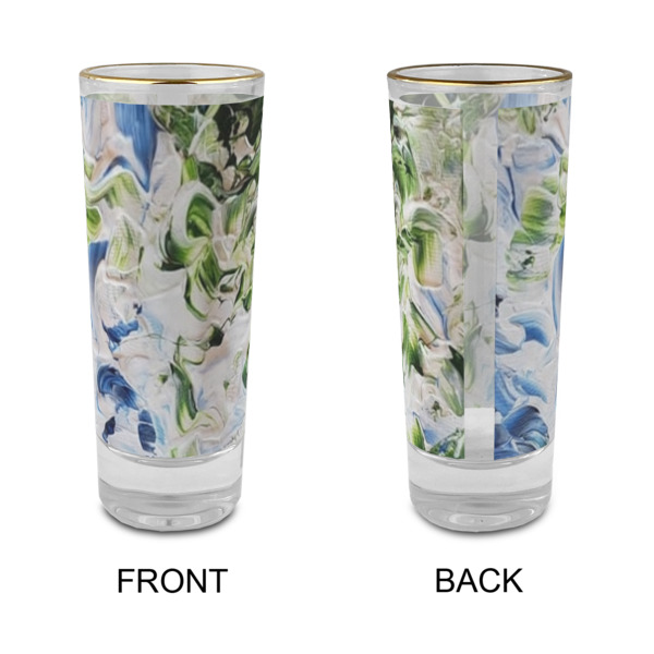 Custom Design - Glass Shot Glass - 2oz - Single - Front & Back