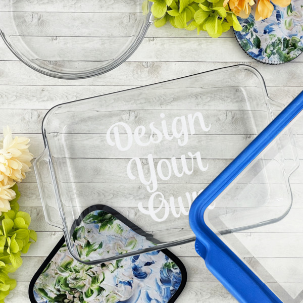 Custom Design - Glass Baking Dish - 13"x9" - Lifestyle