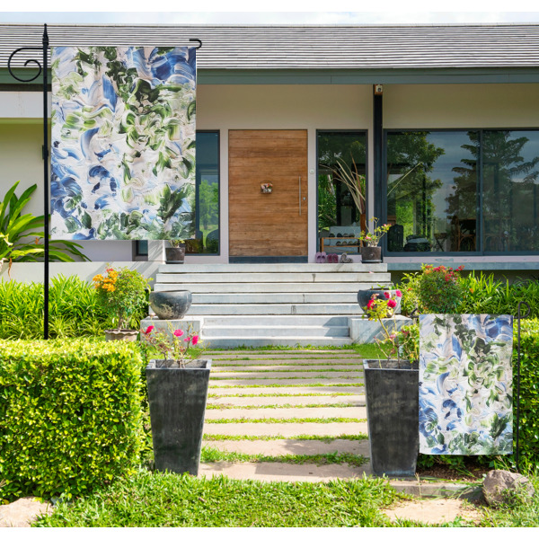 Custom Design - Large and Small Garden Flag - LIFESTYLE