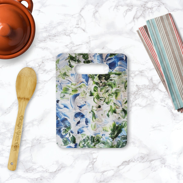 Custom Design - Rectangle Trivet with Handle - LIFESTYLE