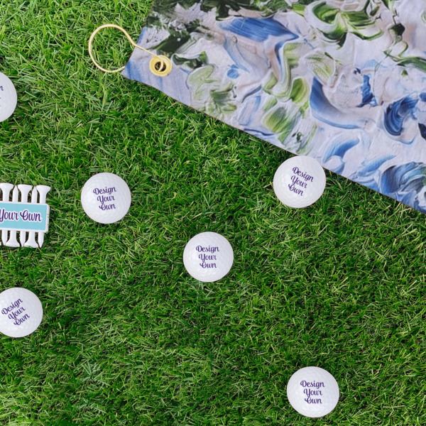 Custom Design - Golf Balls - Generic - Set of 12 - LIFESTYLE