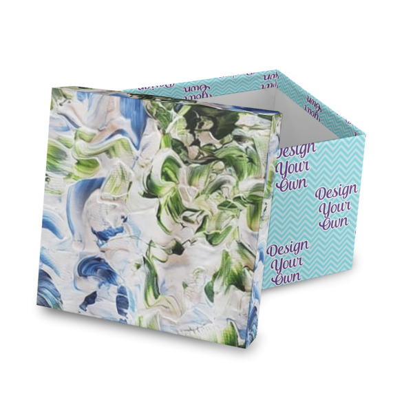 Custom Design Your Own Gift Box with Lid - Canvas Wrapped
