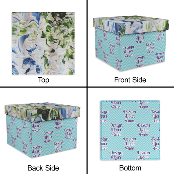 Custom Design - Gift Boxes with Lid - Canvas Wrapped - X-Large - Approval