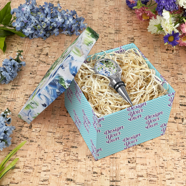 Custom Design - Gift Boxes with Lid - Canvas Wrapped - Medium - In Context