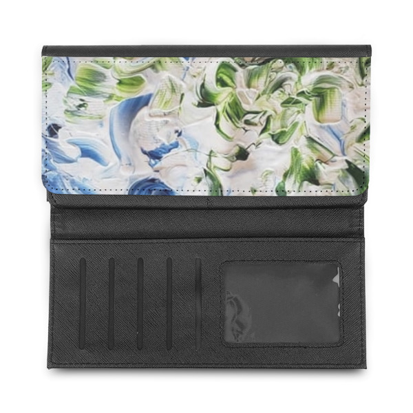 Custom Design - Ladies Wallet - Half Way Open